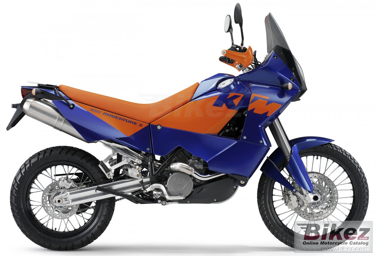 Big KTM 950 adventure s picture and wallpaper from Bikez.com